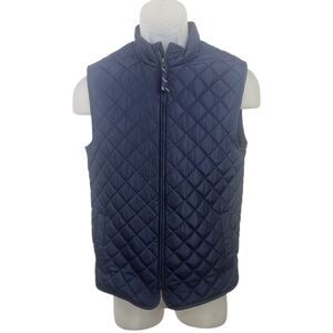 Class Club Kids Navy Quilted Vest Size 14/16